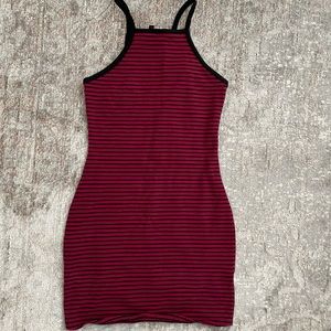 Express striped dress
